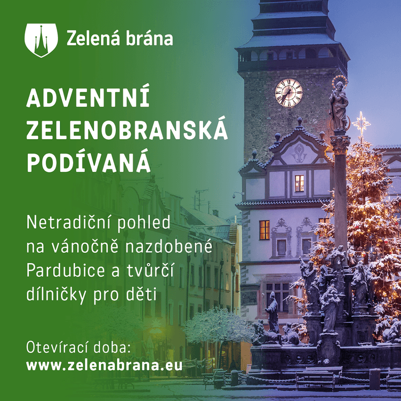 Obrázková pozvánka na advent na Zelené bráně