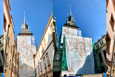 Zelená brána dostala nový kabát